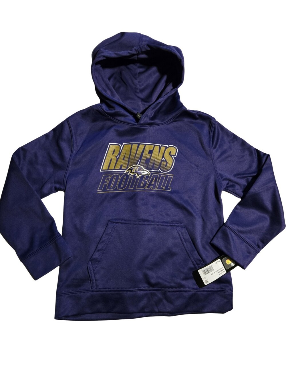 NFL Baltimore Ravens Purple & Gold Hoodie Medium Youth 5-6